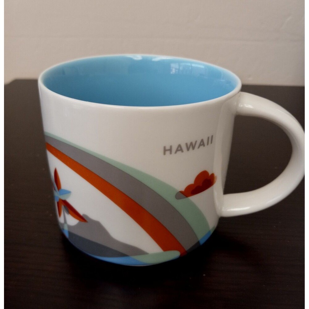 Starbucks You Are Here Collection HAWAII Coffee Mug Cup 2015 14oz